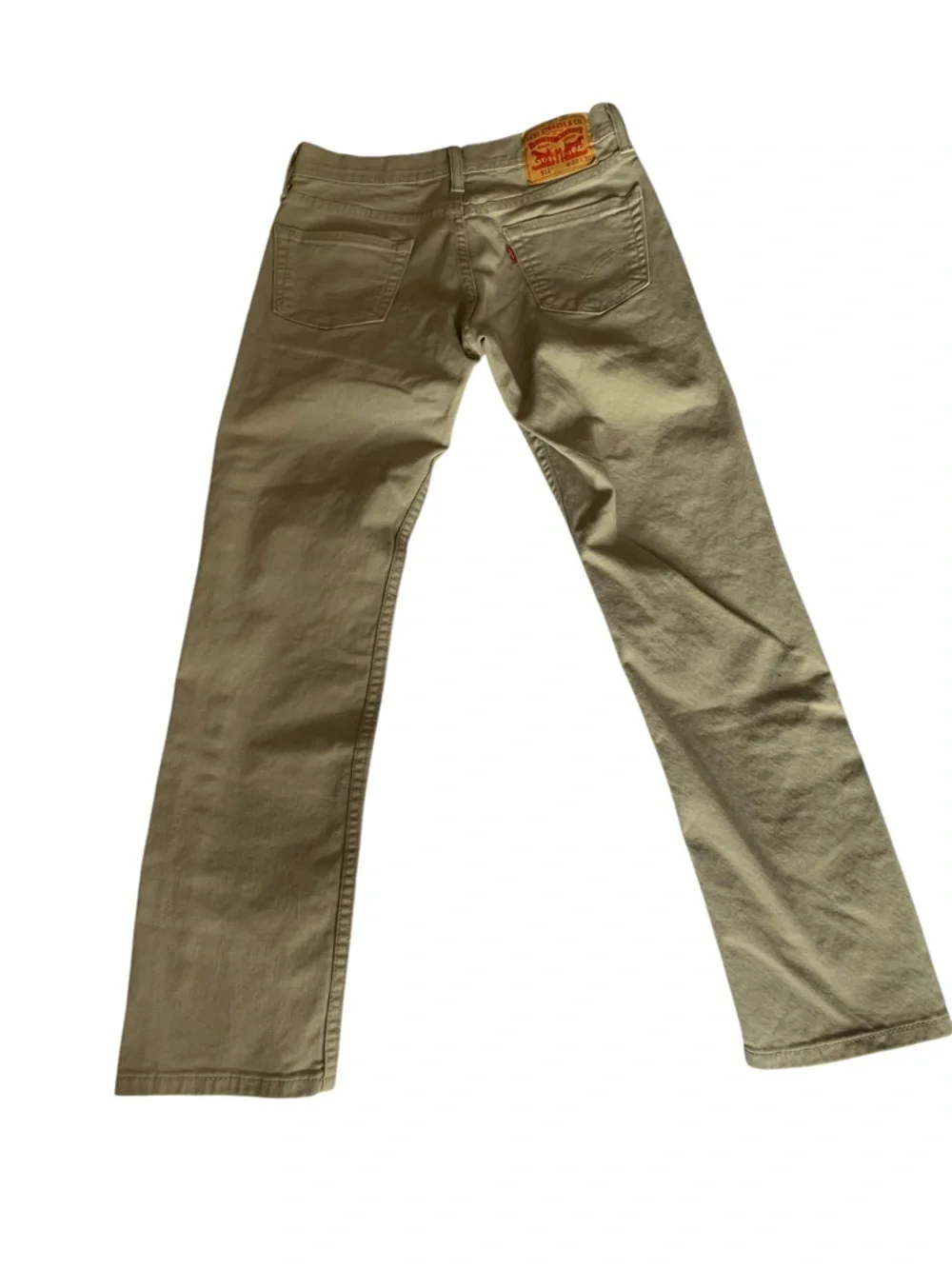 LEVI’S 511 Slim Fit Mens Beige Jeans Size 30” Waist X 30” Inseam